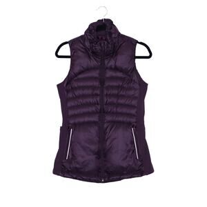 LULULEMON Down For A Run Vest II Black Cherry 800 Fill Goose Down Women's 6